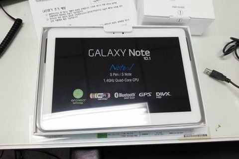 Samsung Galaxy Note 10.1’in kutudan çıkışı 2 GB RAM ve telefon yeteneklerini ortaya çıkardı