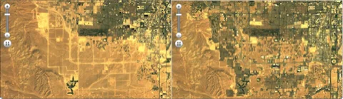 Google Landsat uydularından elde ettiği verilerle çekim aralığı tadında görüntüler hazırladı