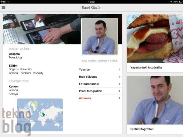Google+ iPad Uygulama İncelemesi