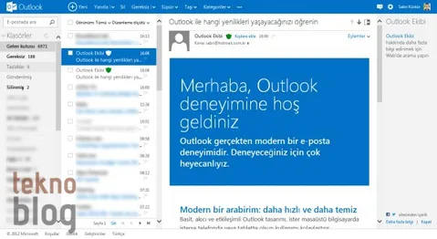 60 milyon aktif kullanıcıya ulaşan Outlook.com ön izleme sürecini tamamladı