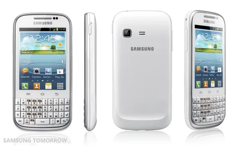 Samsung Android 4.0 işletim sistemli ve QWERTY klavyeli Galaxy Chat’i resmen duyurdu