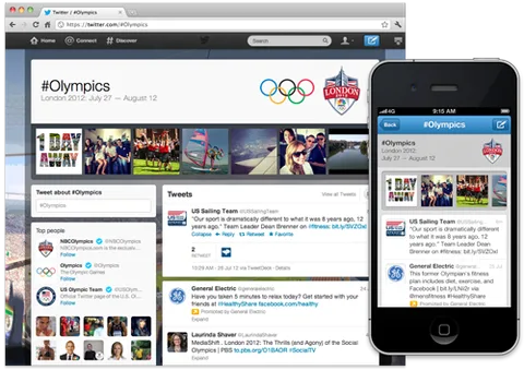 Twitter ve NBC özel Olimpiyat sayfasını yayına sokuyor
