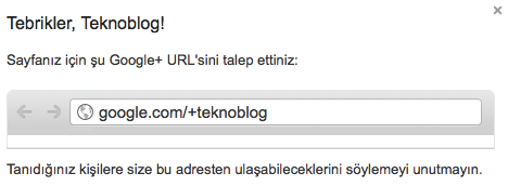 Google+ özel URL açılımı başlatıldı, sayfamıza daha kolay ulaşacaksınız