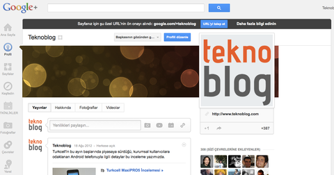 Google+ özel URL açılımı başlatıldı, sayfamıza daha kolay ulaşacaksınız