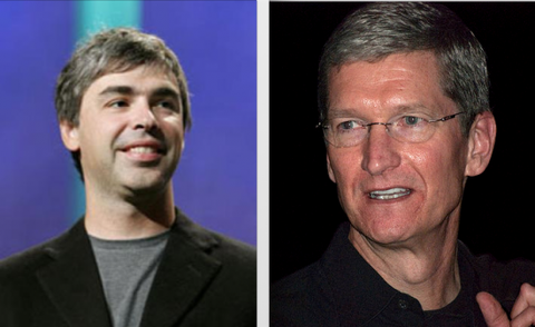 Apple ve Google patent anlaşmazlıklarıyla ilgili olarak CEO seviyesinde görüşüyor