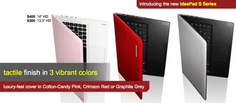 Lenovo uygun fiyatlı, ince ve hafif IdeaPad S dizüstü bilgisayar serisini duyurdu