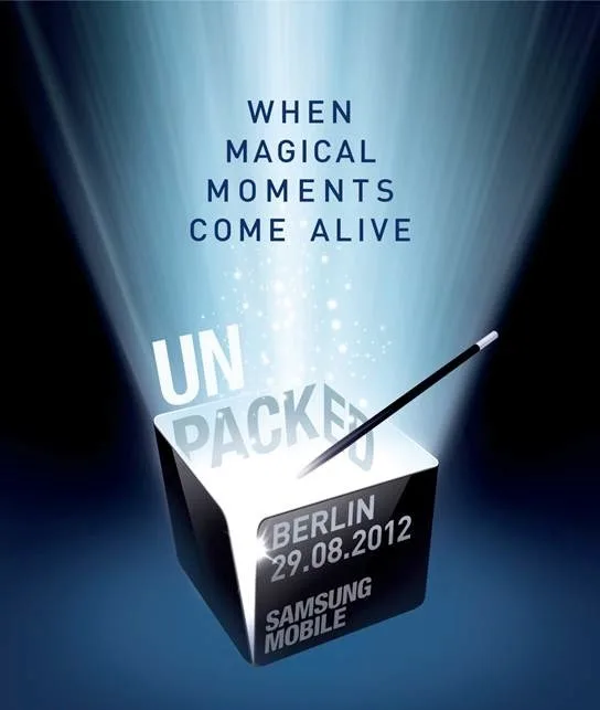 samsung-mobile-unpacked-berlin-290812 İkinci nesil Samsung Galaxy Note IFA 29 Ağustosta tanıtılacak