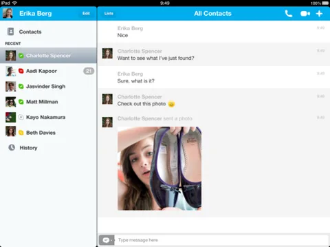 iPhone ve iPad için Skype’a Fotoğraf Paylaşımı özelliği geldi