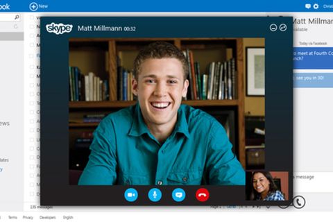Microsoft internet tarayıcısı üzerinde çalışacak Skype için ilk adımı attı