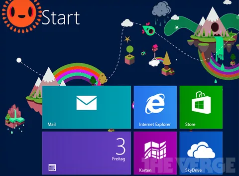 Windows 8’in Başlat Ekranını şenlendirecek arka plan desenleri ortaya çıktı