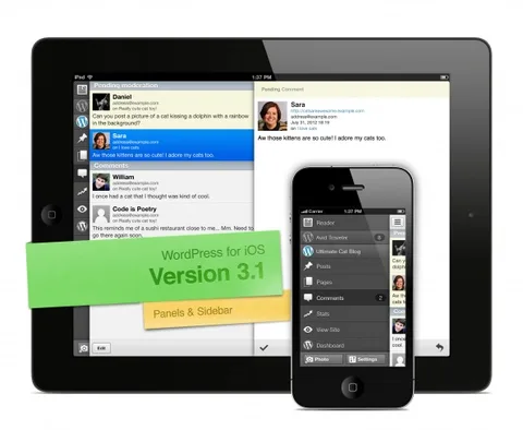 iOS için WordPress 3.1 güncellemesi yayınlandı