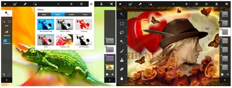 Adobe Photoshop Touch Retina ve 12 megapiksel görüntü desteğine kavuştu