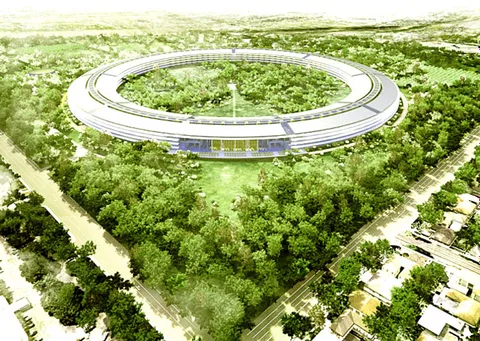 Apple Campus 2 yerleşkesi nasıl inşa ediliyor?