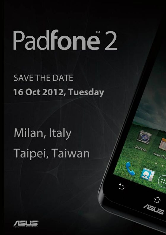 ASUS Padfone 2 16 Ekimde tanıtılıyor