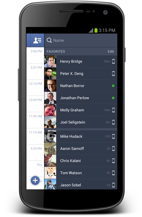 Android için Facebook Messenger ve Facebook uygulamaları güncellendi
