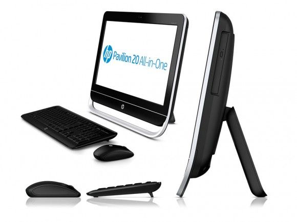 HP Pavilion 20 monitör bilgisayar Windows 8’i dokunmatik ekranla yönetmeye izin verecek
