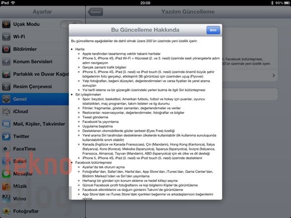 iPhone, iPad ve iPod touch için iOS 6 yayınlandı, indirebilirsiniz