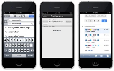 iOS 6’nın Haritalar uygulamasında eksik olan toplu taşıma desteği geliştiriciler tarafından sağlanıyor