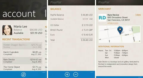 PayPal resmi Windows Phone uygulamasını yayınladı