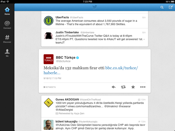 Twitter iPad Uygulama İncelemesi