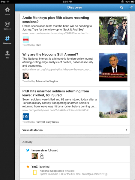 Twitter iPad Uygulama İncelemesi