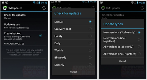 CyanogenMod ROM yöneticisini bırakıyor, kablosuz bağlantı üzerinden güncelleme sistemine geçiyor