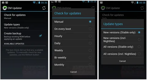 CyanogenMod ROM yöneticisini bırakıyor, kablosuz bağlantı üzerinden güncelleme sistemine geçiyor