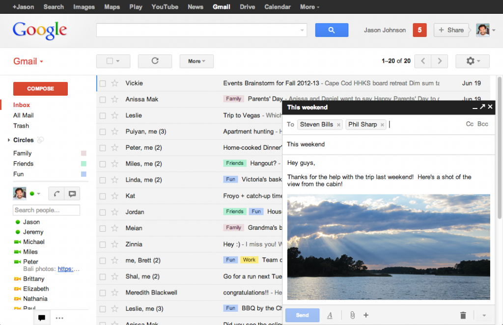 Google Gmail’in yeni görüntüleme ekranını kullanıma sundu