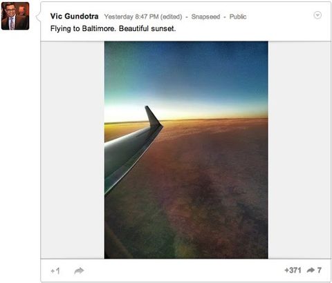Vic Gundotra Snapseed’in Google+ paylaşım destekli Android uygulamasının işaretini verdi