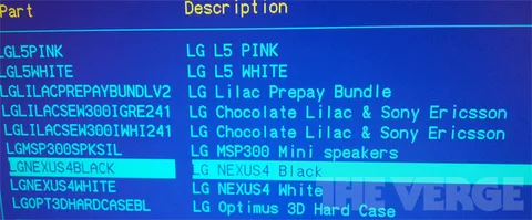 LG Nexus 4 Carphone Warehouse’un envanterinde ortaya çıktı