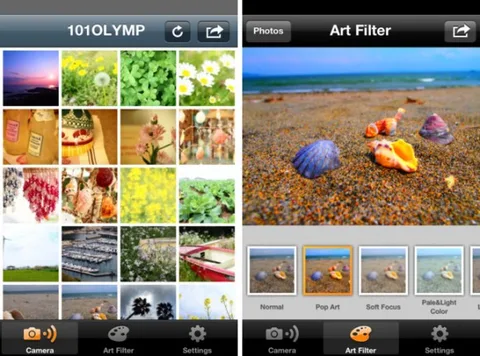 Olympus’tan Instagram tarzı efektlere sahip fotoğraf uygulaması: Olympus Image Share