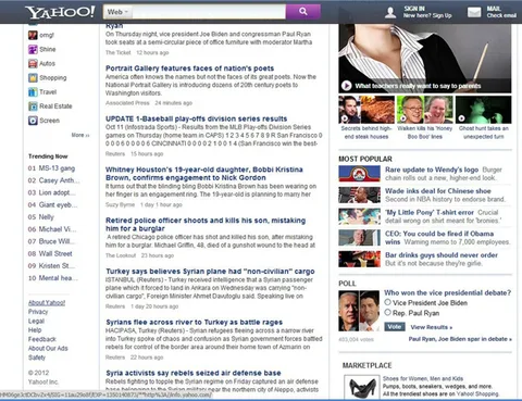 Yahoo’nun değişiklikler geçiren yeni ana sayfa tasarımı ortaya çıktı