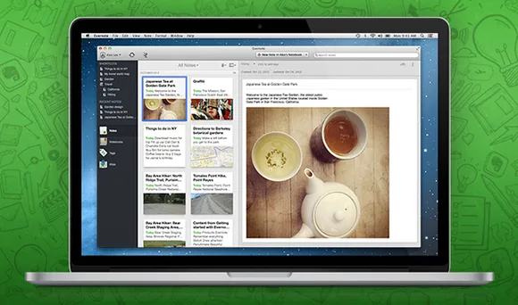 evernote-5-mac-031112 Mac için Evernote uygulaması versiyon 5’in Beta sürümüyle büyük ölçüde yenilendi