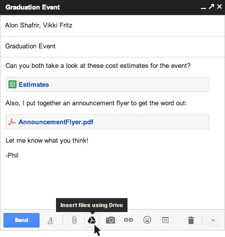 gmail-drive-eposte-eki-281112 Gmail’e Google Drive üzerinden 10 GB’ye kadar e-posta eki ekleme izni