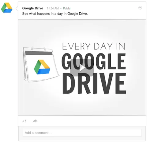Google’dan Drive üzerindeki dosyaları Google+ haber kaynağında paylaşım yolu