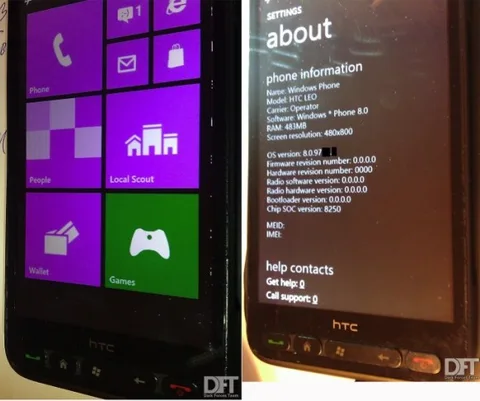 Emektar HTC HD2 üzerinde Windows Phone 8 de çalıştırıldı