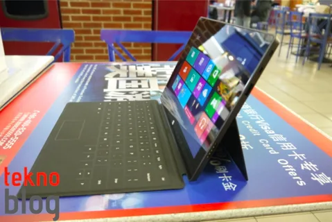 Windows RT 32 GB’lık Microsoft Surface’ın disk alanının yarısını kaplıyor
