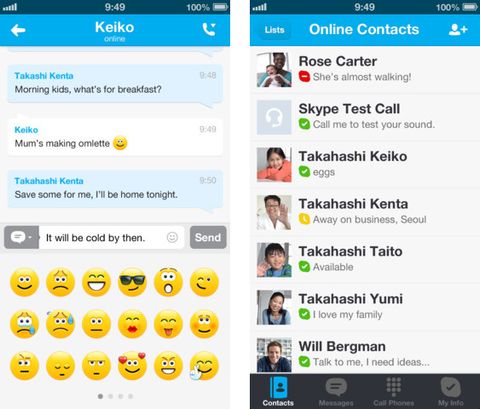 Skype’ın iOS uygulaması güncelleme ile Microsoft hesabı ile giriş desteği kazandı