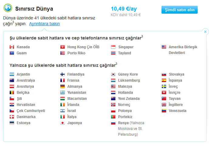 Skype yurt dışını bir ay boyunca ücretsiz arama fırsatı sunuyor