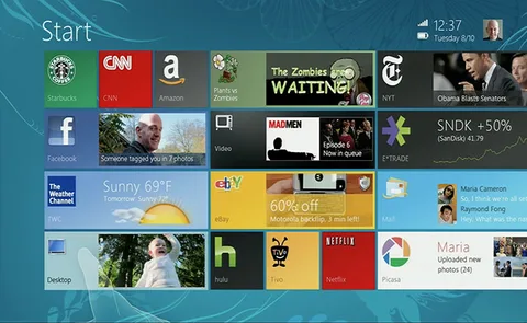 Windows Blue da Windows 8’in modern başlat ekranını barındıracak