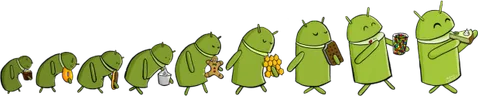 Android’in evrimine ait karikatür Key Lime Pie adını işaret ediyor