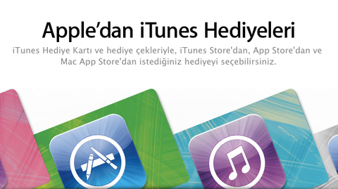 iTunes Hediye Kartları Türkiye’de satışa çıktı