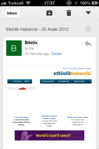 Gmail iOS Uygulama İncelemesi