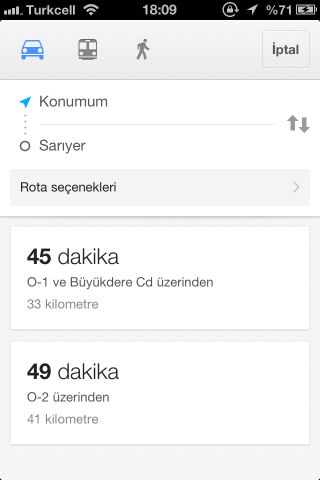 Google Haritalar iOS Uygulama İncelemesi
