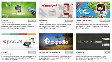 Google 2012’nin en iyi Android uygulamalarının listesini yayınladı