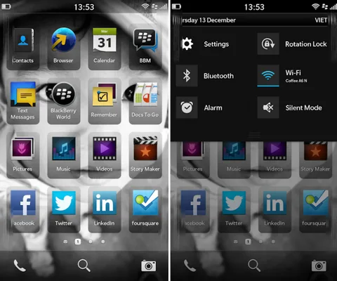 BlackBerry 10 işletim sistemine ait yeni ekran görüntüleri sızdı