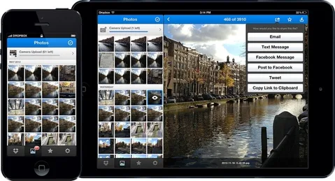 iOS için Dropbox 2.0 yenilenmiş bir tasarım ve Fotoğraflar sekmesiyle geldi
