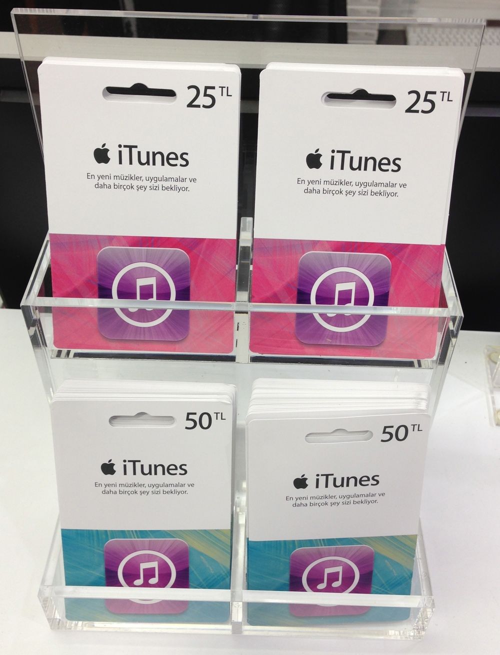iTunes Hediye Kartları Türkiye’de satışa çıktı