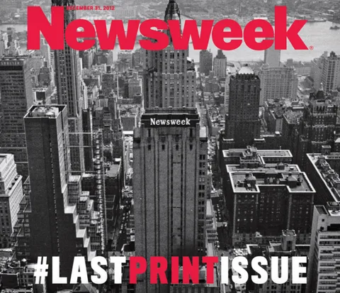 Newsweek’in kağıda basılacak son sayısının kapağı ortaya çıktı