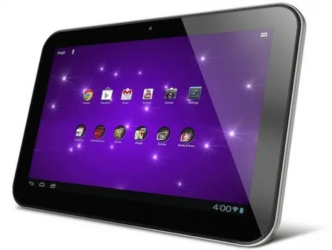 Toshiba 7 inç AT7-A tablet üzerinde çalışıyor